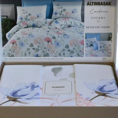 Фото Постільна білизна Altinbasak Ранфорс 100% Бавовна Tifany Sky m018826