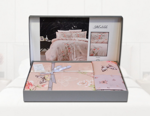 Фото Сатинова постільна білизна First Choice Cotton Satin Matilde Powder