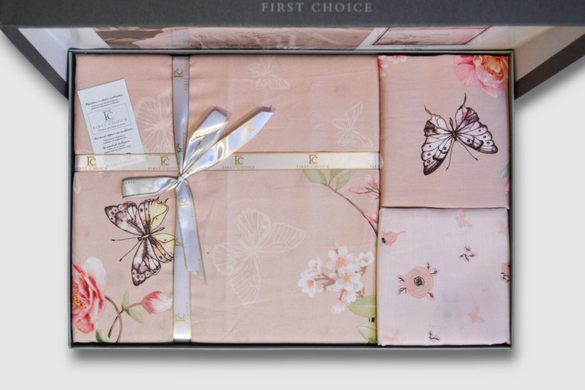 Фото Сатинова постільна білизна First Choice Cotton Satin Matilde Powder