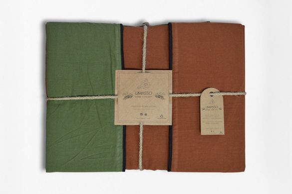 Фото Комплект постільної білизни Limasso Stonewashed Essualte Capulet Olive-Autumn