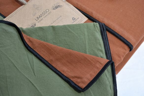 Фото Комплект постільної білизни Limasso Stonewashed Essualte Capulet Olive-Autumn
