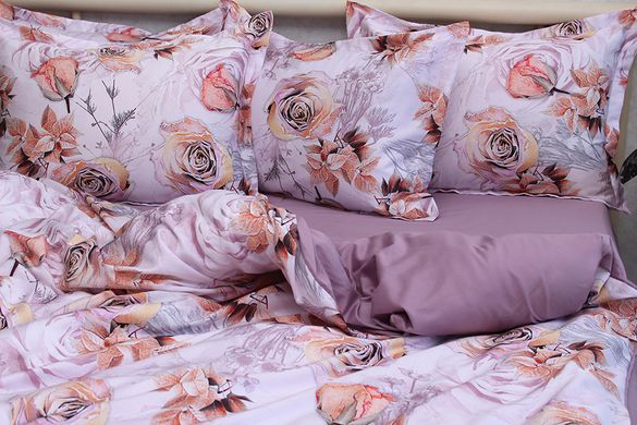 Фото Комплект постельного белья TAG Сатин Premium Anna Rose