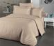 Фото №1 з 4 товару Комплект постільної білизни Cotton Shine Stripe Satin Bej хм40034