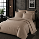 Фото №1 из 4 товара Комплект постельного белья Сатин Stripe Satin Cotton Shine Cappuccino
