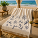 Фото №1 из 3 товара Пляжный муслиновый пештемаль 100% Хлопок Aurelia Muslin Marine Icons