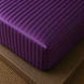 Фото №2 з 5 товару Простирадло на гумці Purple Stripe Selena Сатин Страйп Фіолетове 310090 310090С140