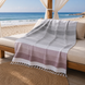 Фото №4 з 7 товару Рушник пляжний Пештемаль 100% Бавовна Rainbow Stripe Turkish Towel  ВЕСЕЛКА