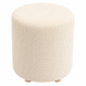 Фото №1 з 3 товару Кремовий трикотажний чохол на круглий пуфік CPC-JJ-C1 87356