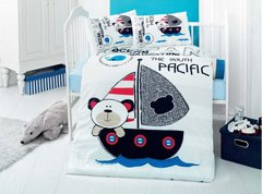Фото Постельное белье Patik Pacific в детскую кроватку Ранфорс 100% Хлопок