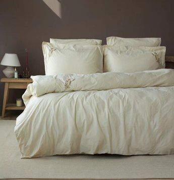 Фото Постільна білизна Loom And Flow Stonewashed Варена Бавовна Solea Cream ТS41579