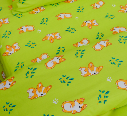 Фото Комплект постельного белья Viluta Ранфорс № 20122 Зеленый