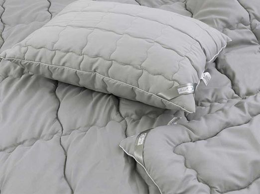 Фото Набор Grey - силиконовое одеяло + подушка Руно Серый
