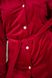 Фото №7 з 9 товару Жіночий домашній костюм Велюр в рубчик Штани + Кофта на гудзиках Гранатовий 907
