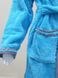 Фото №3 из 4 товара Детский махровый халат c капюшоном Welsoft Zeron Бирюзовый