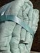 Фото №3 из 3 товара Жаккардовая махровая простынь-покрывало TAC 100% хлопок Dama Mint Мятная