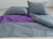 Фото №3 из 4 товара Комплект постельного белья ТМ Tag Ранфорс 100% Хлопок Color Mix Серый CM-R06