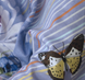 Фото №3 з 6 товару Комплект постільної білизни ТМ TAG Сатин Квіткові Метелики