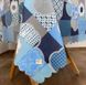 Фото №3 из 4 товара Грязеотталкивающая скатерть хлопковая Прованс Симфони Синие Цветы