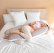 Фото №7 из 7 товара Наволочка на подушку для беременных Ideia Comfortable U-Shaped Серый-белый