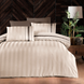 Фото №1 из 5 товара Постельное белье First Choice Сатин Люкс 100% Хлопок Satin Stripe Artwel Champagne