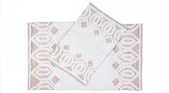 Фото Набір прямокутних килимків у ванну Irya 100% Бавовна Sherry Rose Рожевий