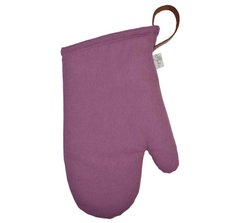 Фото Кухонная рукавица-прихватка для горячего Прованс Однотонный Фиолетовый