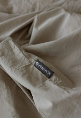 Фото Постельное белье Loom And Flow Stonewashed Вареный Хлопок Berthe Mink