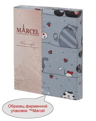 Фото Постельное белье Ранфорс 100% Хлопок Marcel Орнамент Бежевый 21-253