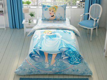 Фото Комплект постільної білизни TAC Disney Cinderella Forever 100% Бавовна