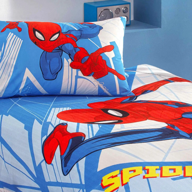 Фото Комплект постельного белья с пике TAC Disney Spiderman Gate