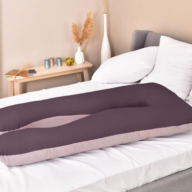 Фото Наволочка на подушку для вагітних Ideia Comfortable U-Shaped Бежево-шоколадний 8-35126*004