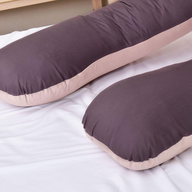 Фото Наволочка на подушку для вагітних Ideia Comfortable U-Shaped Бежево-шоколадний 8-35126*004