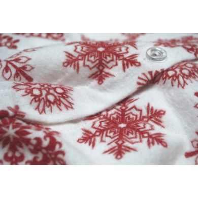 Фото Новорічний комплект постільної білизни фланель Lotus Home Snowflake