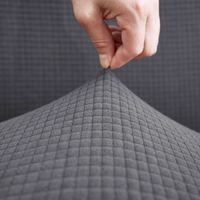 Фото Набор чехлов на сиденье стула/табурета Corn Fleece Серый 2 шт