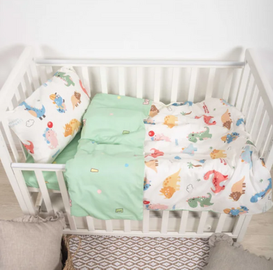 Фото Комплект білизни в дитяче ліжечко Viluta Сатин Твіл №639 простирадло на резинці