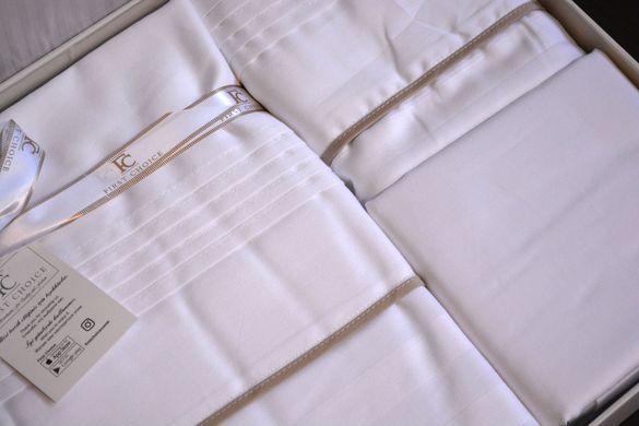 Фото Сатиновое постельное белье First Choice Deluxe Satin Modalife White