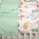 Фото №5 з 11 товару Комплект білизни в дитяче ліжечко Viluta Сатин Твіл №639 простирадло на резинці