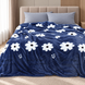 Фото №1 из 2 товара Теплый плюшевый плед Wellsoft флисовый Flower Field ТМ TAG Flowers Blue ALM1913