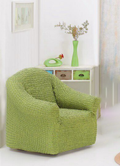 Фото Универсальный чехол для кресла без юбки Turkey № 15 Оливковый