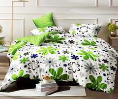 Фото Комплект постельного белья Зеленая Лужайка Selena Сатин 300163