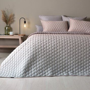 Фото Покривало стьобане Silhouette &trade; Ideia Бежеве Сілует 8-34921*001