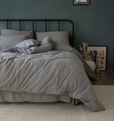 Фото Постільна білизна Loom And Flow Stonewashed Варена Бавовна Jadora Grey ТS41589