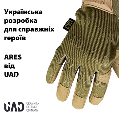 Фото Тактические сенсорные перчатки UAD Ares Койот