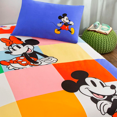 Фото Подростковое постельное белье TAC 100% Хлопок Ранфорс Disney Minnie & Mickey