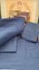 Фото №2 из 3 товара Однотонное постельное белье TAC Basic Blue Сатин 100% Хлопок