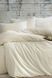 Фото №1 из 3 товара Комплект постельного белья Massimo Monelli Stripe Saten Kreme Кремовый