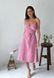 Фото №1 из 6 товара Женское хлопковое платье на запах Прованс Сухая Роза