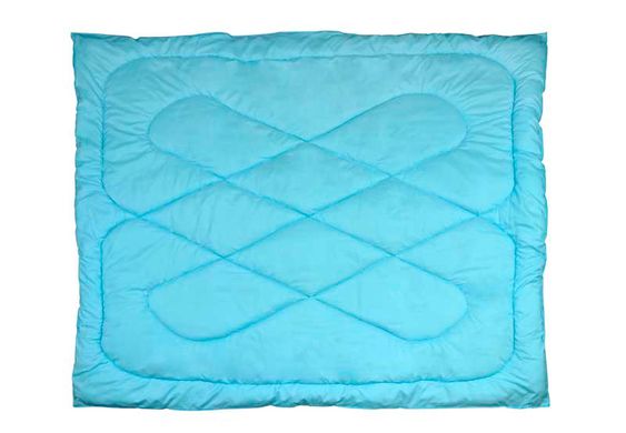 Фото Зимнее силиконовое одеяло Руно Голубое
