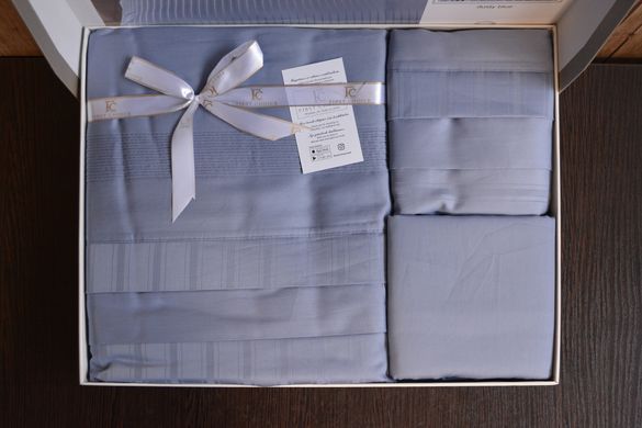 Фото Сатиновое постельное белье First Choice Deluxe Satin New Trend Dusty Blue