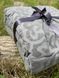Фото №2 из 5 товара Жаккардовая махровая простынь-покрывало TAC 100% хлопок Dama Antracit Серая